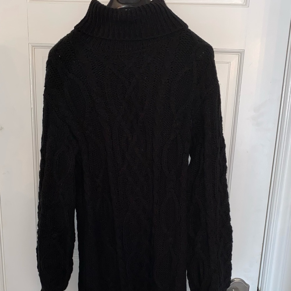 Knit Long Sleeve M Boutique Dress Turtleneck